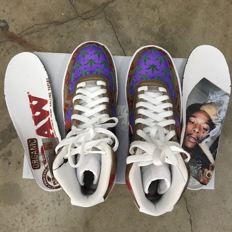 Raw nike air shop force ones weed